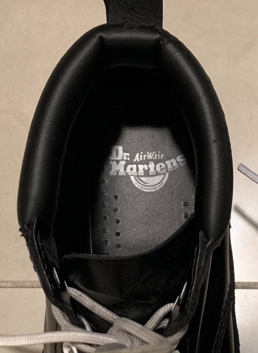 Dr.MARTENS ドクターマーチン 939 BLACK NOIR 6ホールブーツ UK8 (27cm相当) 白ステッチ おまけ付き_画像5