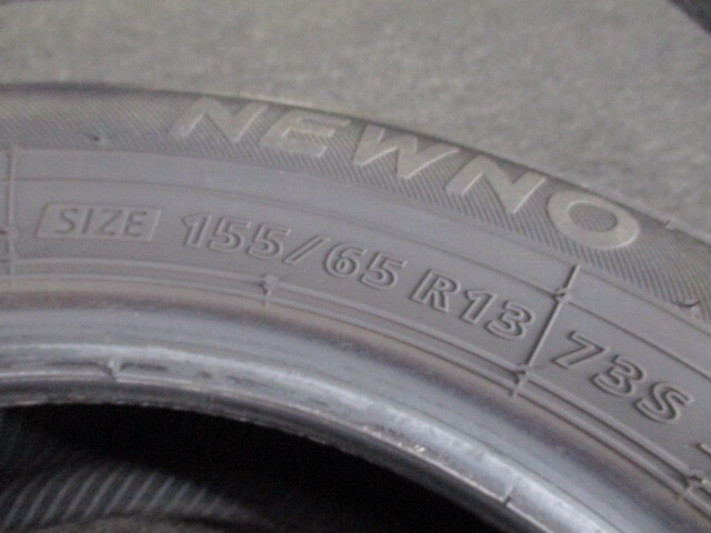 ■ BRIDGESTONE ブリヂストン NEWNO 155/65R13 73S サマータイヤ2本セット 製造2023年 【 Y10-15 】_画像5