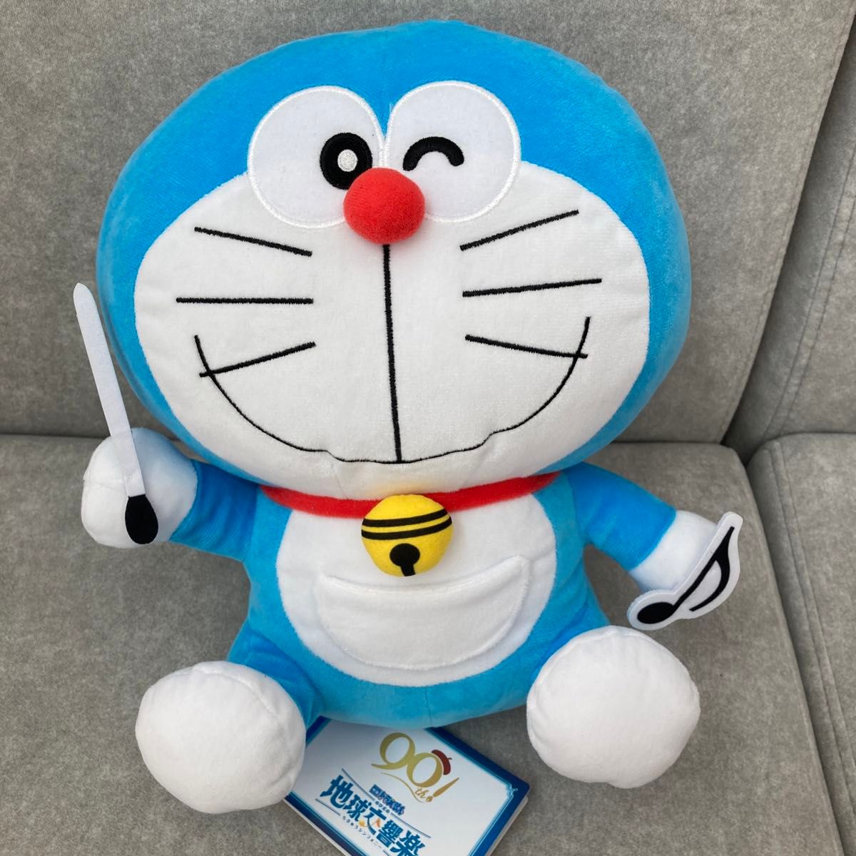 新品タグ付き 映画ドラえもん のび太の地球交響楽 Lぬいぐるみ ドラえもん 約29cm 非圧縮梱包で型崩れなし♪