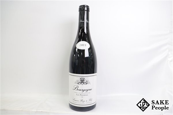 ■注目! ブルゴーニュ ルージュ レ・ペリエール 2011 シモン・ビーズ 750ml 12.5% フランス ブルゴーニュ 赤_画像1