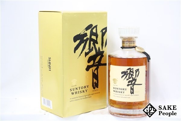 *1 jpy ~ Suntory . reverse side Gold label 700ml 43% box attaching japa needs 