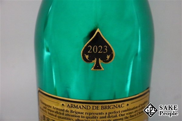 □1円～ アルマン・ド・ブリニャック マスターズ・エディション グリーン 2023 750ml 12.5％ シャンパンの画像5
