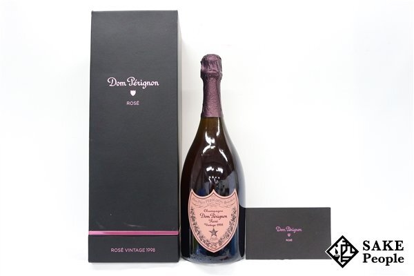 □注目! ドン・ペリニヨン ロゼ 1998 750ml 箱付き シャンパン_画像1