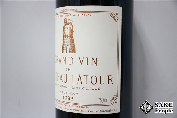 ■注目! シャトー・ラトゥール 1993 750ml 12.5％ フランス ボルドー 赤の画像3