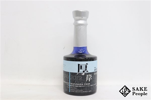 ◇1円～ 厚岸 ニューボーン 2019年 第3弾 北海道ミズナラカスク ノンピーテッド 200ml 55％ 箱 ジャパニーズ_画像2