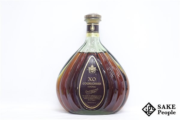 ◆1円～ クルボアジェ XO グリーンボトル 700ml 40％ コニャック_画像1