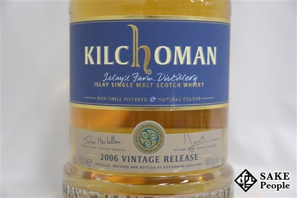◇注目! キルホーマン 2006 ヴィンテージリリース 700ml 46％ 箱付き スコッチの画像3