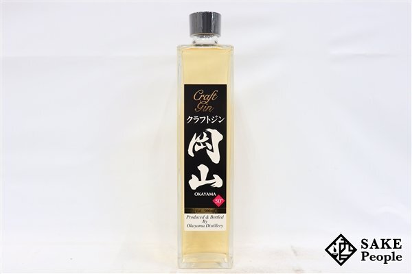 *1 jpy ~ craft Gin Okayama 500ml 50% box booklet attaching Gin Japan 
