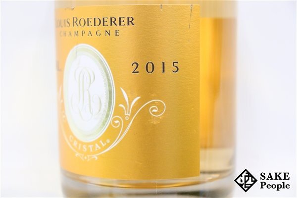 □注目! ルイ・ロデレール クリスタル ブリュット 2015 750ml 12.5% シャンパン_画像4