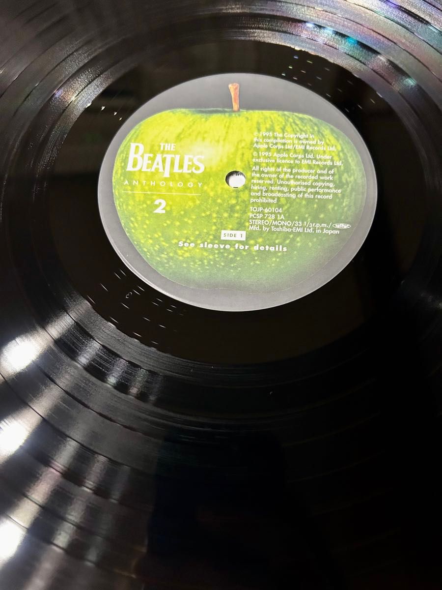 【美品】ビートルズ　- アンソロジー　2 帯付き　LPレコード3枚組