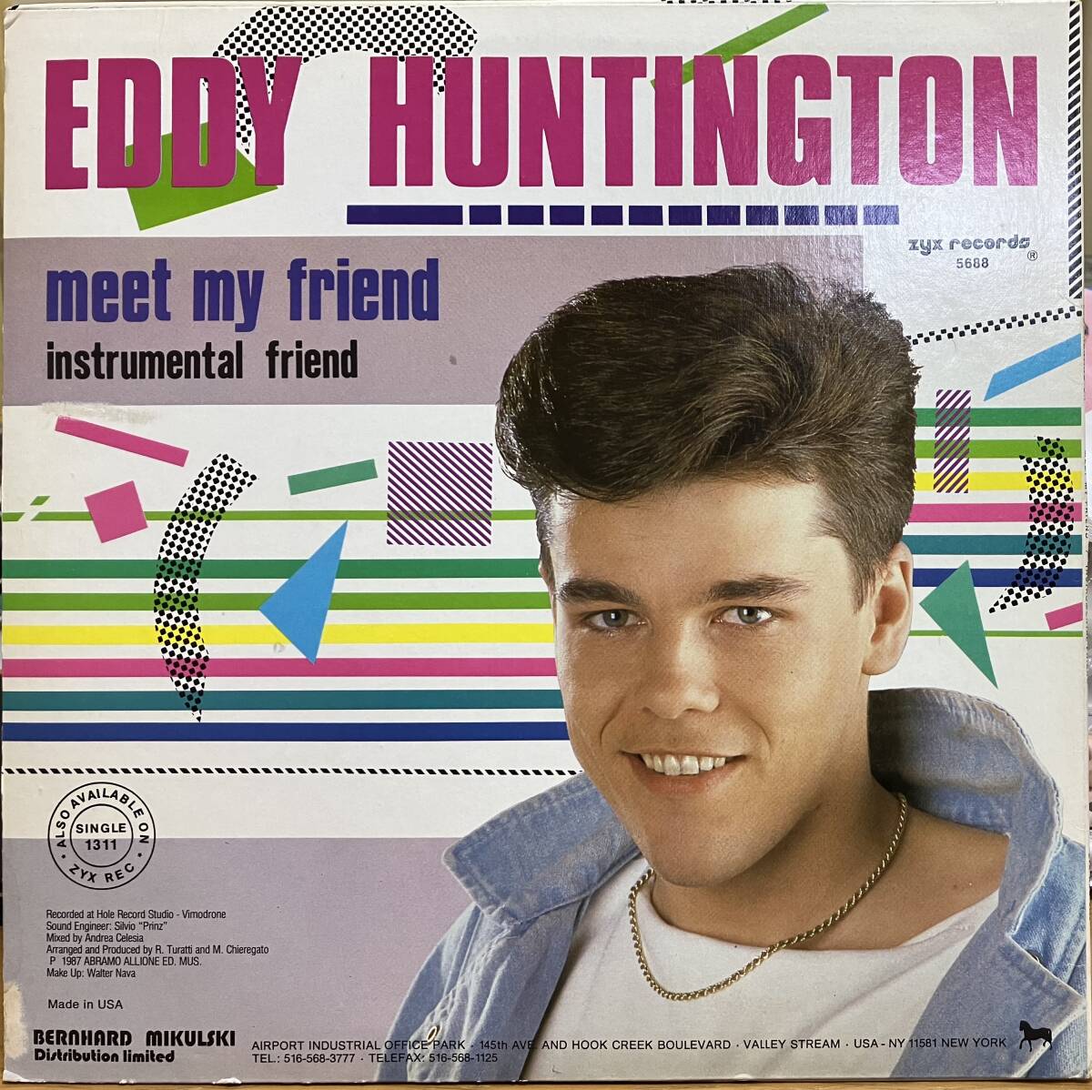 Eddy Huntington - Meet My Friend US 12インチの画像2