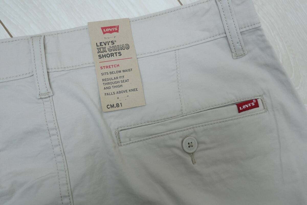 新品リーバイス85229-0092 W32 XX CHINO チノショートパンツ 新品リーバイス85229-0092 W32 XX CHINO チノショートパンツ