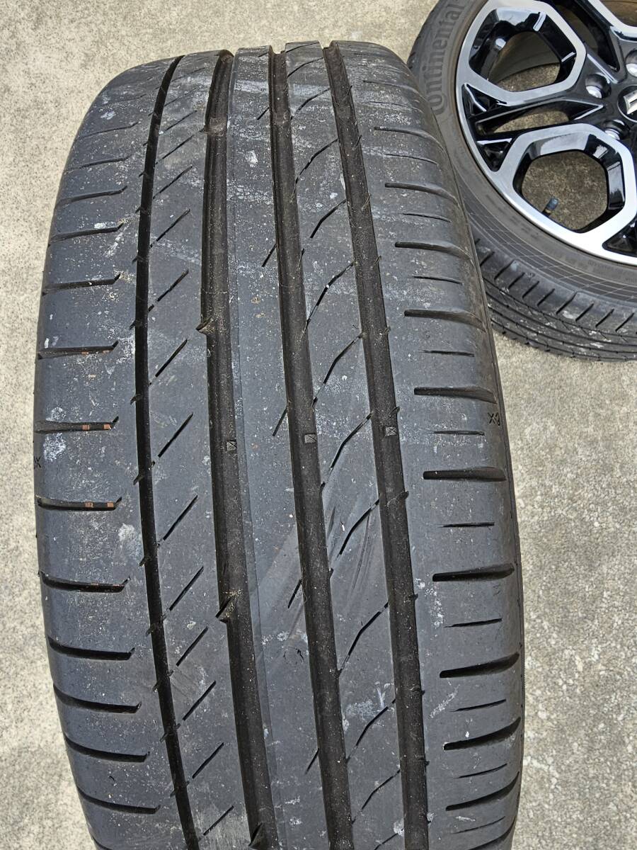 スイフトスポーツ　ZC33S　純正タイヤホイールセット　4本　195/45R17 21年製造タイヤ _画像9