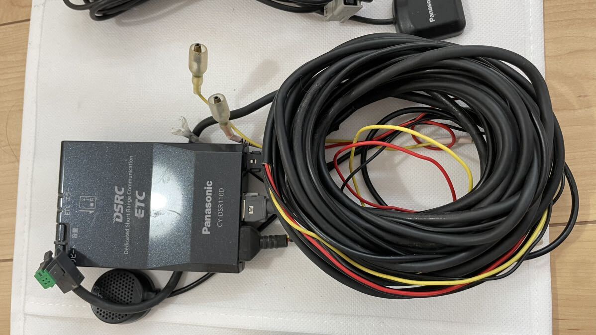 カーナビ ETCセット Panasonic ストラーダ CN-H500D + CY-DSR110D 作動確認後外し 配線類 GPS 付 パナソニック 社外 ナビ 中古 の画像7