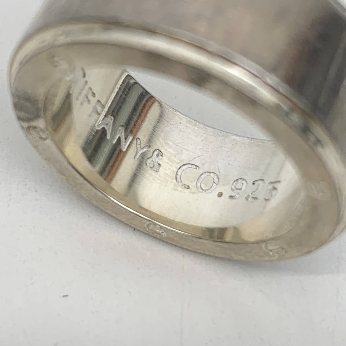 TIFFANY & Co. ティファニー 925 シルバー メトロポリス リング 12.3g 指輪 #14 14号 SILVER アクセサリー 希少_画像4