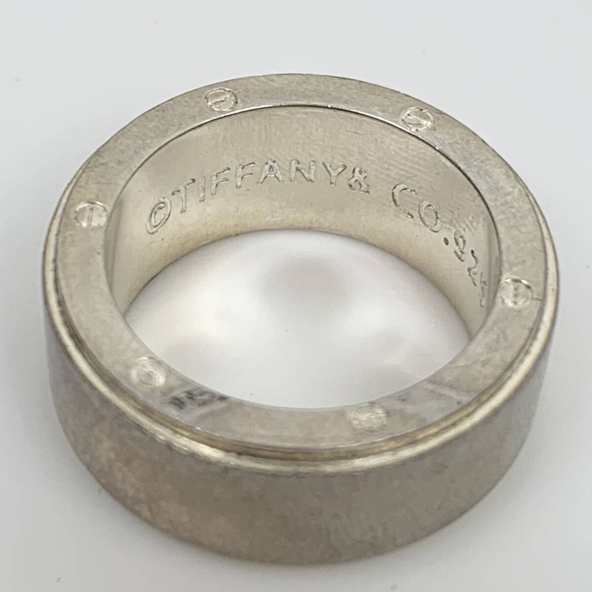 TIFFANY & Co. ティファニー 925 シルバー メトロポリス リング 12.3g 指輪 #14 14号 SILVER アクセサリー 希少_画像1