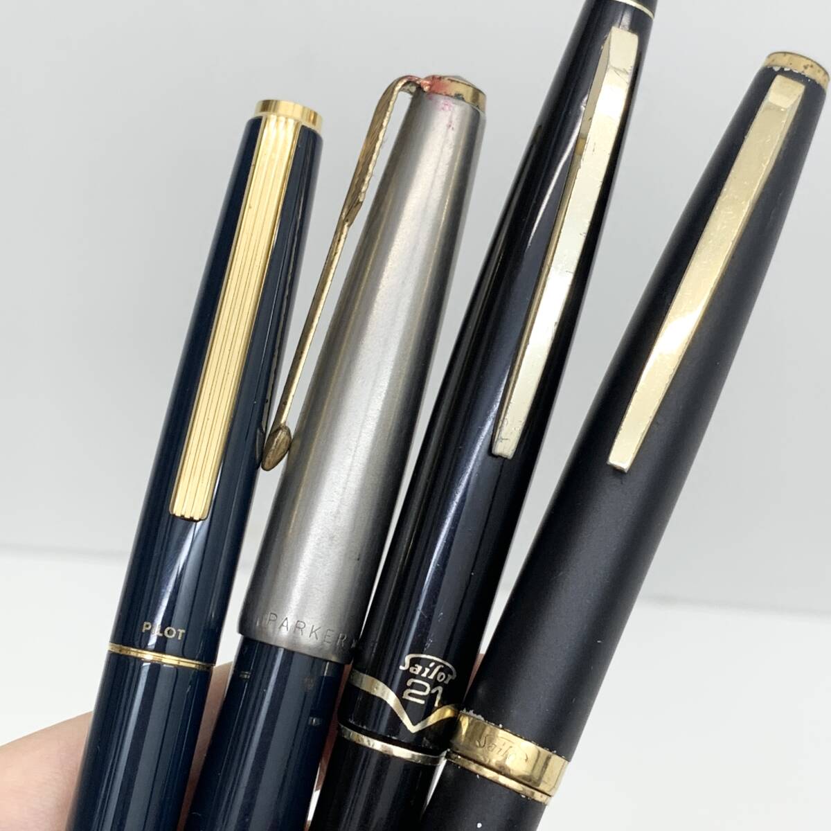 1円~! 万年筆 ボールペン まとめ 14本 309.1g 山 Mont Blanc PARKER PILOT Sailor プラチナ モンブラン パーカー パイロット セーラー 320の画像8