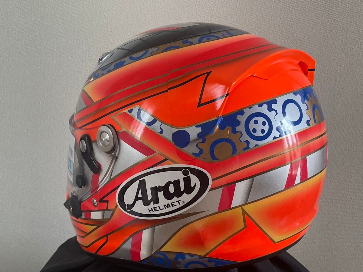 新品！ Arai ヘルメット アライSK-6PED レーシングカート用 オリジナルフルペイント済み サイズ59-60の画像3