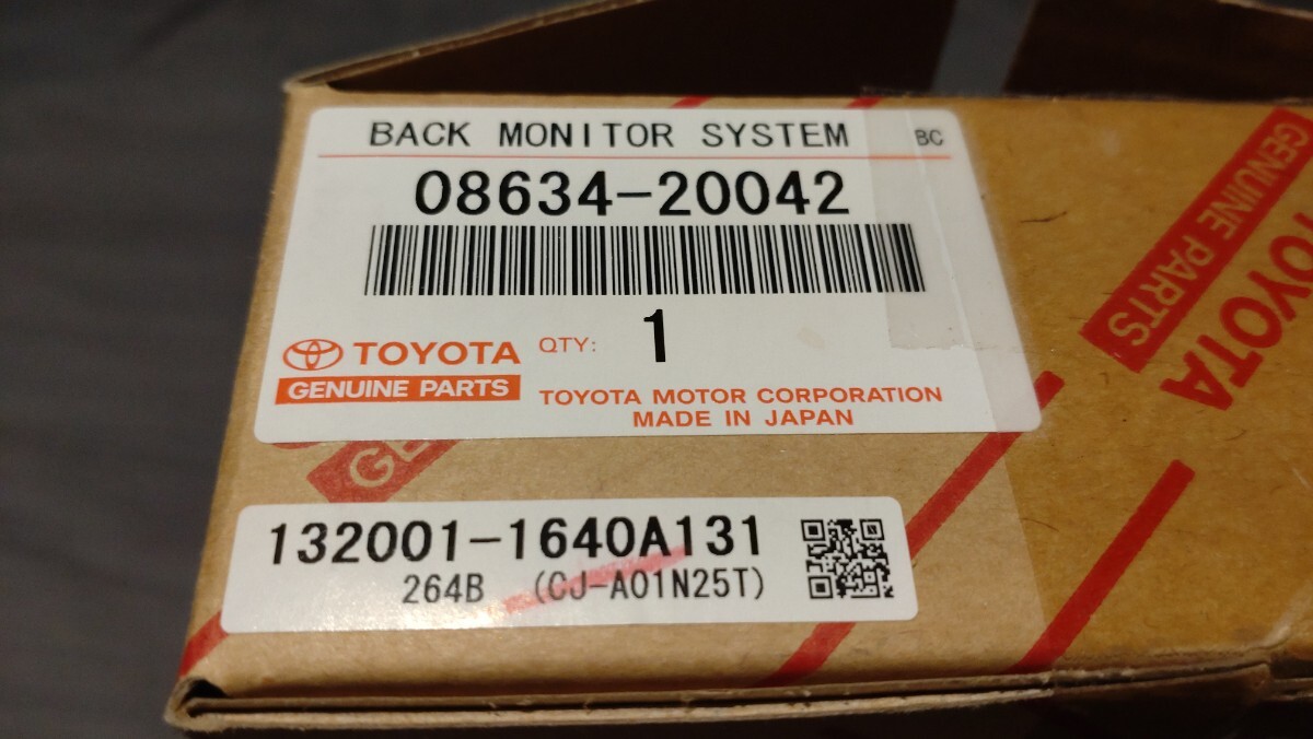  Toyota оригинальный задний монитор BACK MONITOR SYSTEM 08634-00242