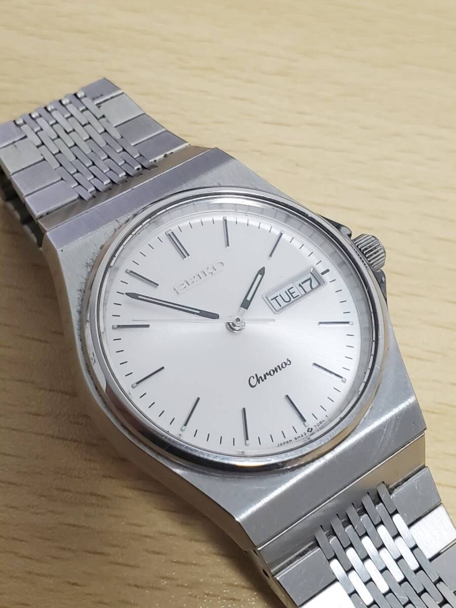 SEIKO セイコー Chronos クロノス 5H23-7D20 メンズ腕時計 クォーツ _画像3