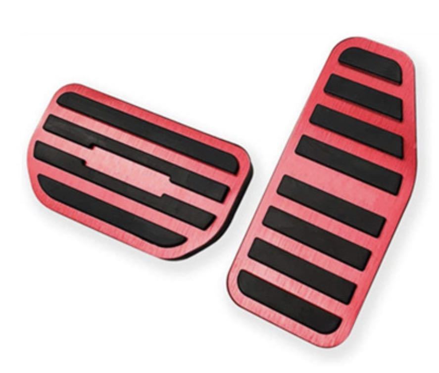  Jimny pedal brake accelerator cover conform Suzuki new goods Suzuki Hustler Cross Be pedal cover set aluminium 2P red 