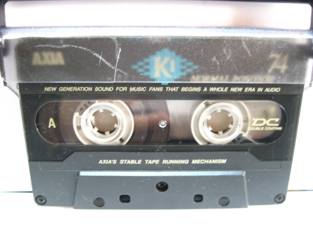 使用済み　中古　　カセットテープ　富士AXIA　ｋ1　Type1　ノーマル　74分　1本　爪あり　No668　スリムケース_画像1