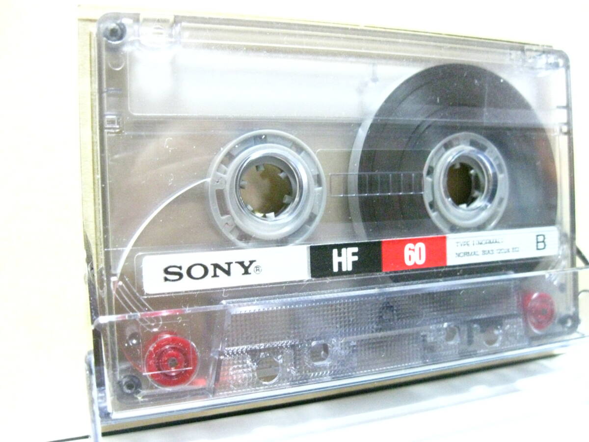 使用済み　中古　カセットテープ　SONY　HF60　Type1　ノーマル　60分　1本　爪あり　No735　_画像1