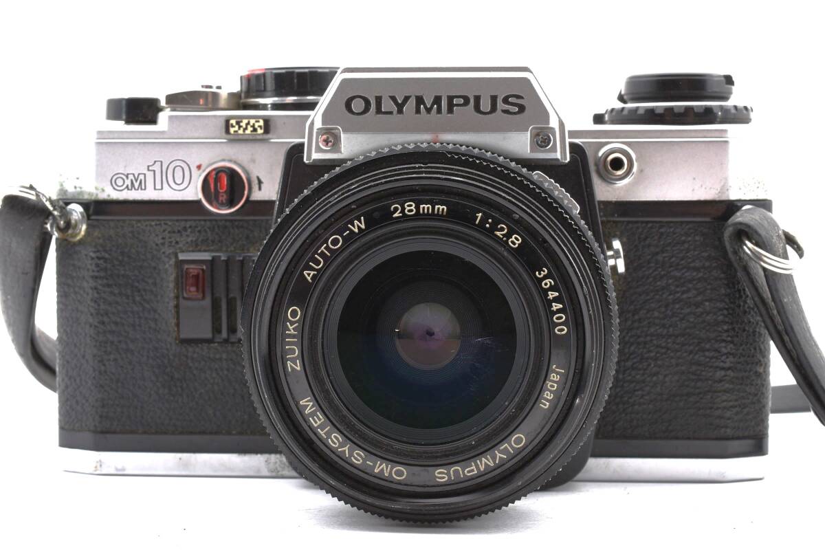 オリンパス Olympus OM10 OM-SYSTEM ZUIKO AUTO-W 28mm F2.8 【ジャンク品】3026_画像4