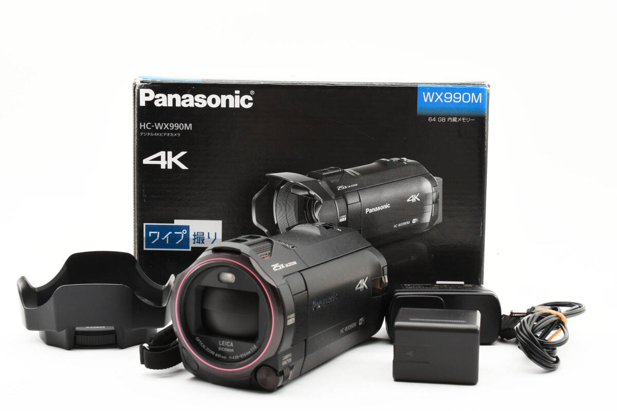 Panasonic パナソニック HC-WX990M 4K デジタル ビデオカメラ 3076の画像1