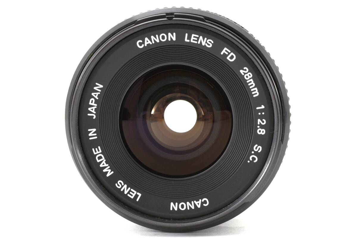 ★実用品★ Canon LENS FD 28mm F2.8 S.C. キャノン 3053の画像2
