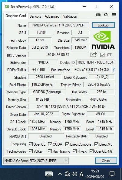 Palit NVIDIA GeForce RTX 2070 Super JetStream_画像4