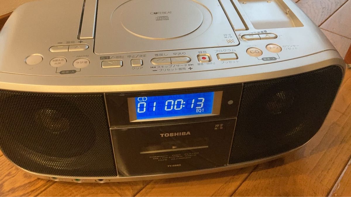 東芝 TOSHIBA TY-CDK5 TOSHIBA ラジカセ CDラジオカセットレコーダー
