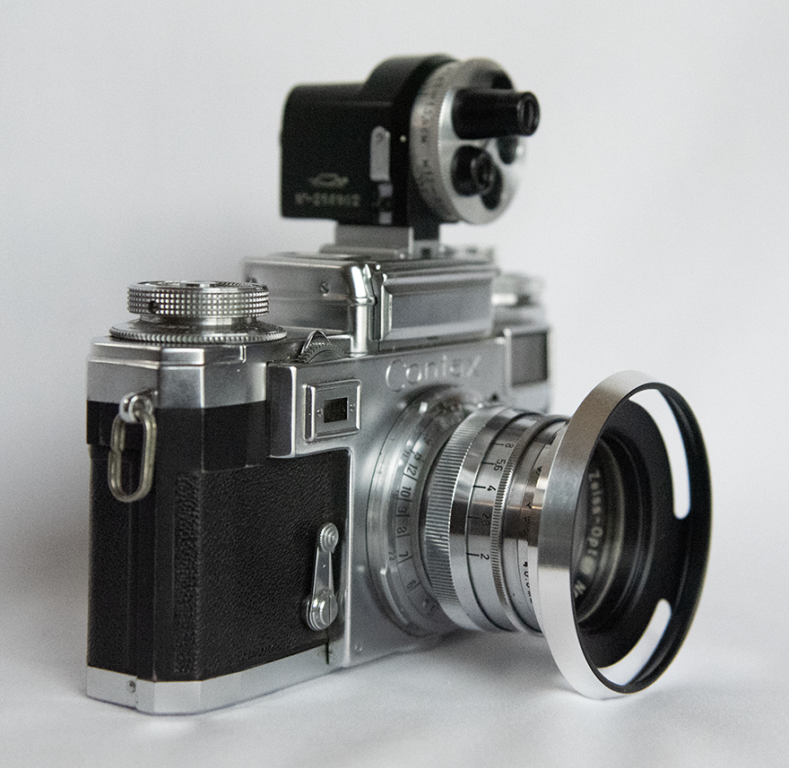  （美品）コンタックスⅢ+ カールツァイス Sonnar 1: 2 f=50mm + ロシア製ターレットファインダー + カメラケース + ストラップ_画像1