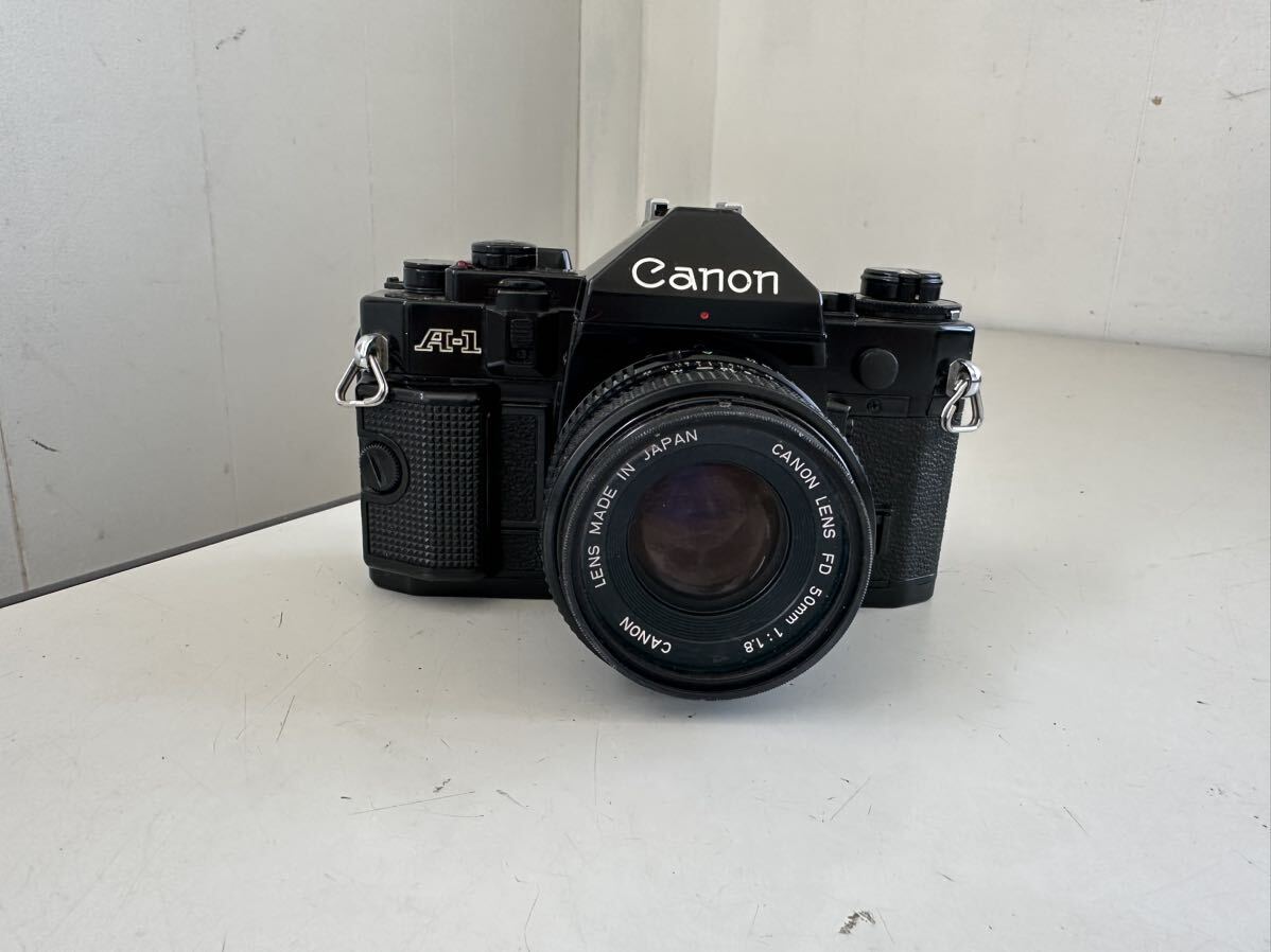 Canon A-1 CANON LENS FD 50mm 1:1.8 現状品 ジャンクの画像1