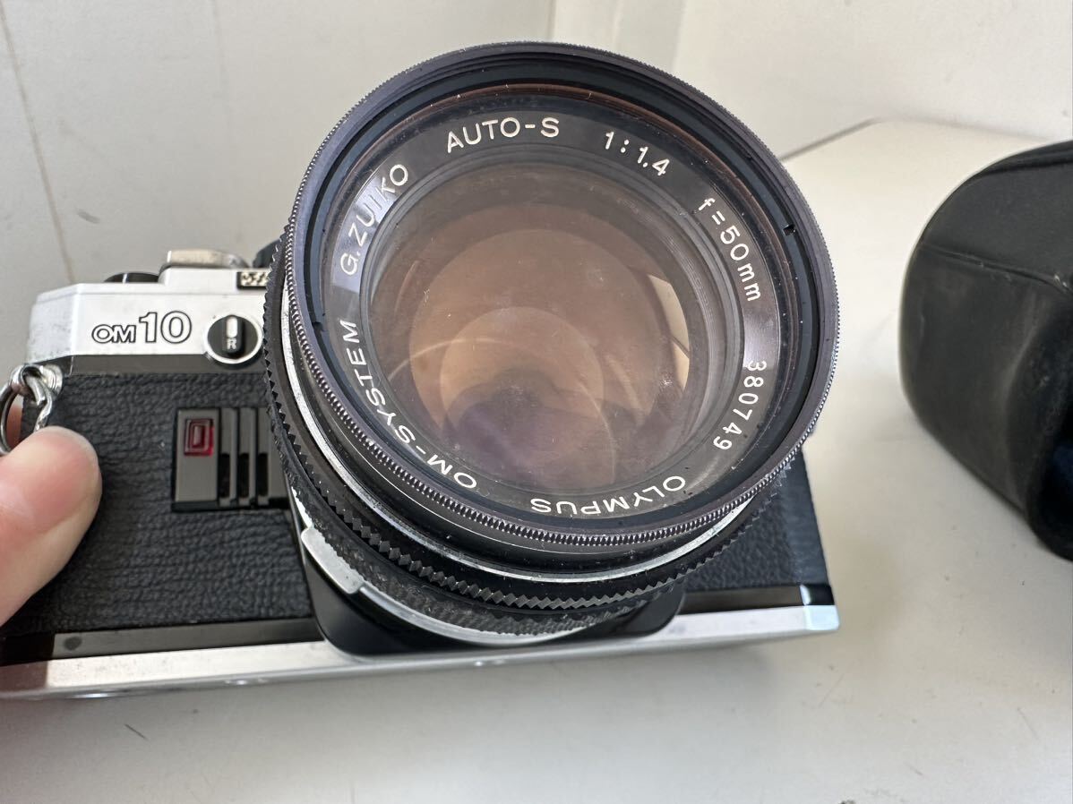 OLYMPUS オリンパス OM10 フィルムカメラ レンズ G.ZUIKO AUTO-S 1:1.4 f=50mm ジャンクの画像3