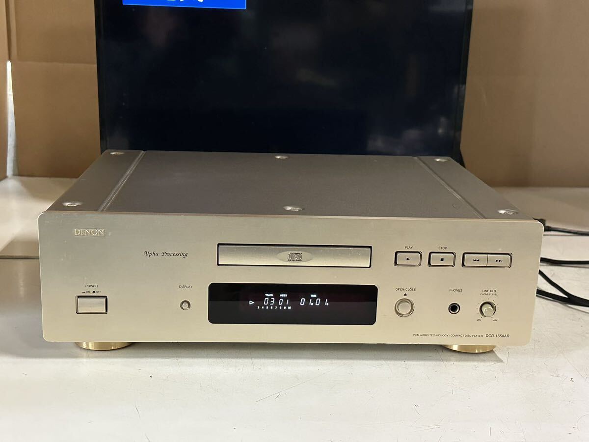 DENON デノン DCD-1650AR CDプレーヤー 本体のみ_画像1