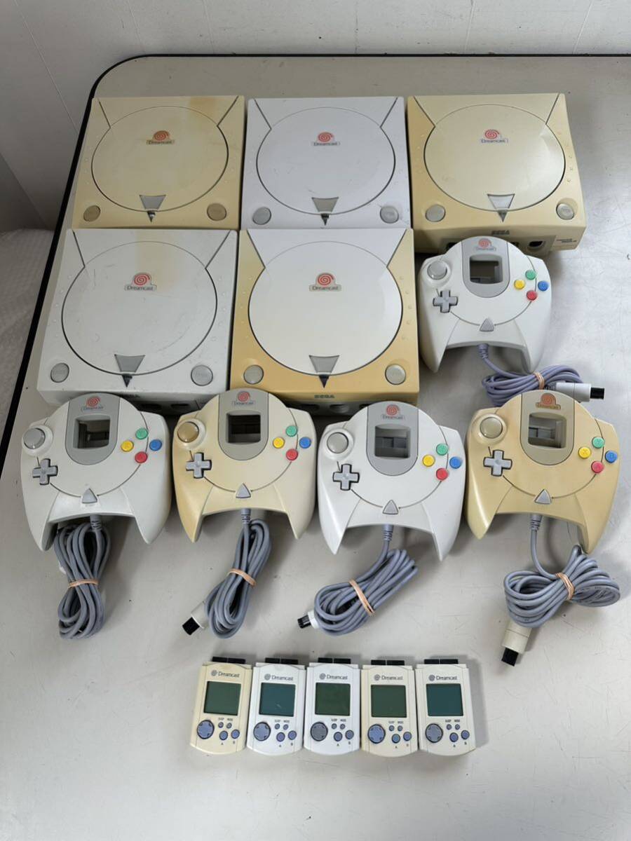 SEGA Dreamcast HKT-3000/HKT-7700/HKT-7000 5台 動作未確認 4/4 SEGA Dreamcast HKT-3000/HKT-7700/HKT-7000 5台 動作未確認 4/4