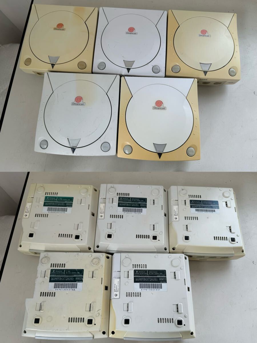 SEGA Dreamcast HKT-3000/HKT-7700/HKT-7000 5台　動作未確認　4/4_画像2