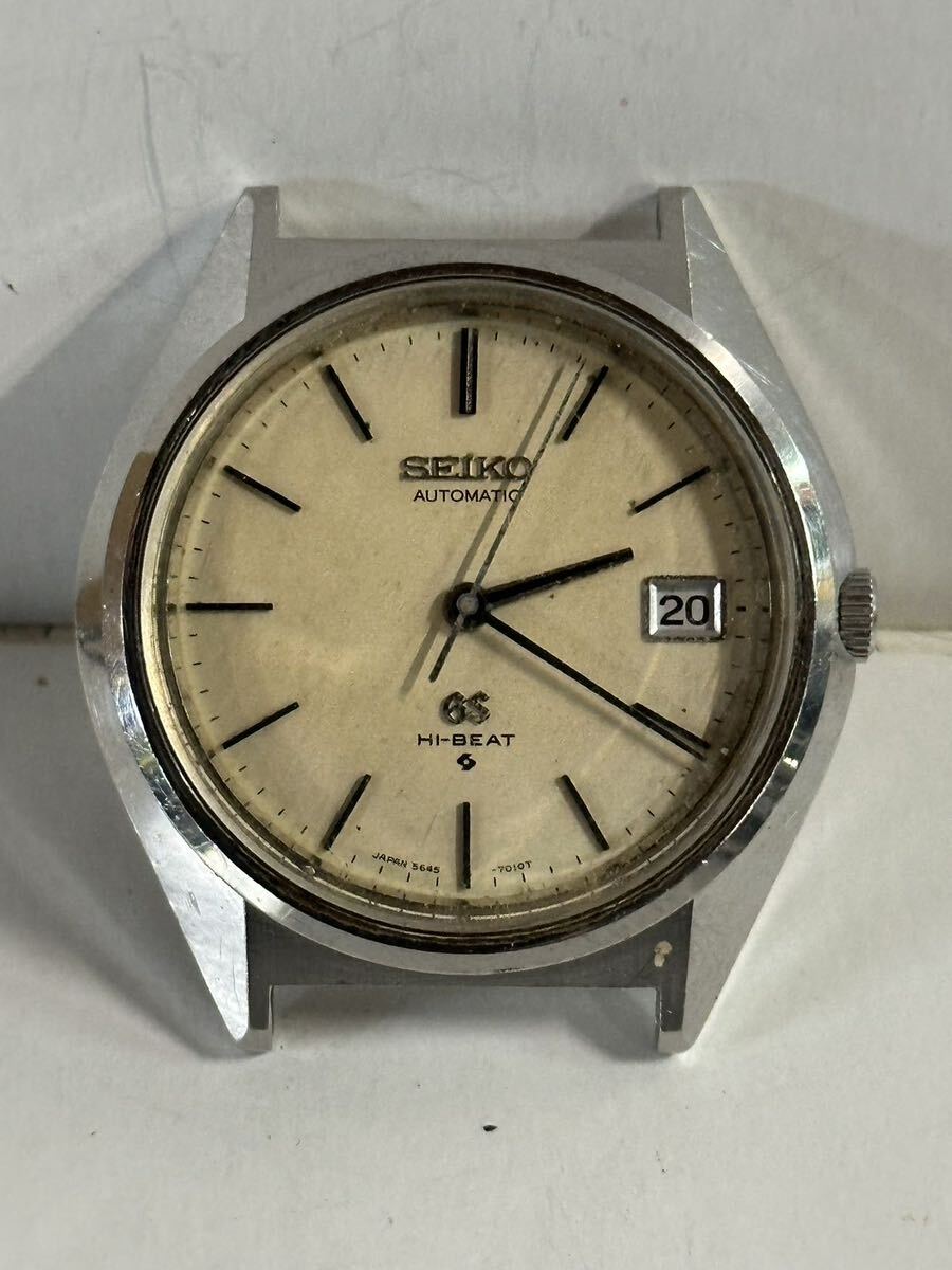 SEIKO セイコー 5645-7010 GS 自動巻き メンズ腕時計 ジャンクの画像2