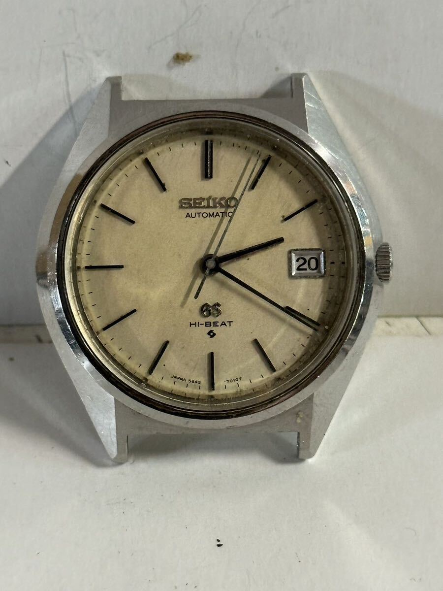 SEIKO セイコー 5645-7010 GS 自動巻き メンズ腕時計 ジャンクの画像1