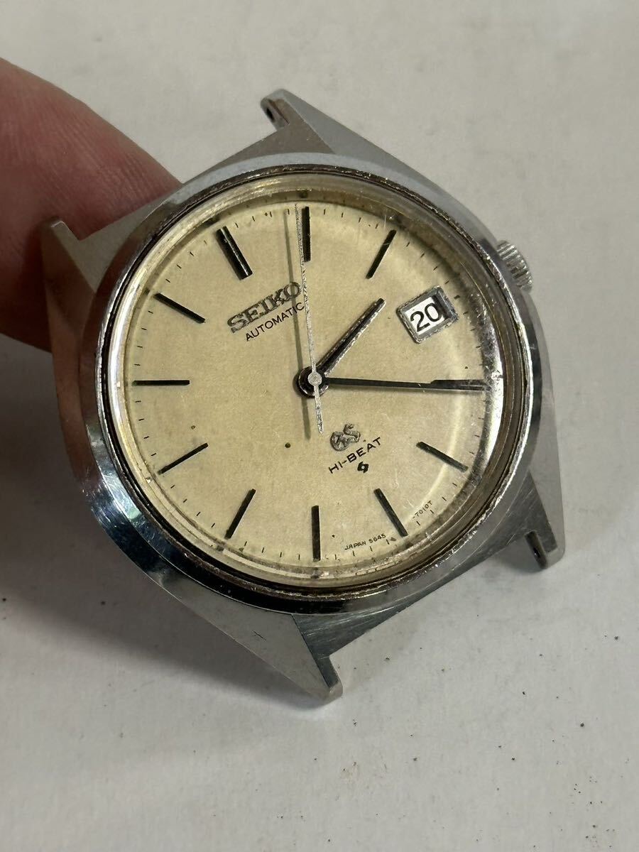 SEIKO セイコー 5645-7010 GS 自動巻き メンズ腕時計 ジャンクの画像4