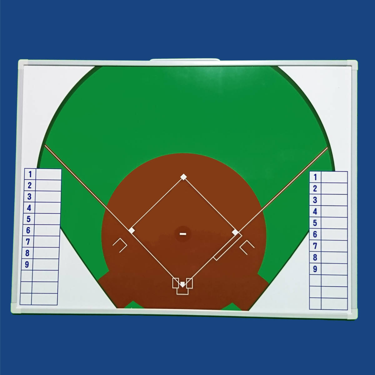 作戦ボード　野球　Mサイズ　カラー　横型　メンバー表入り　