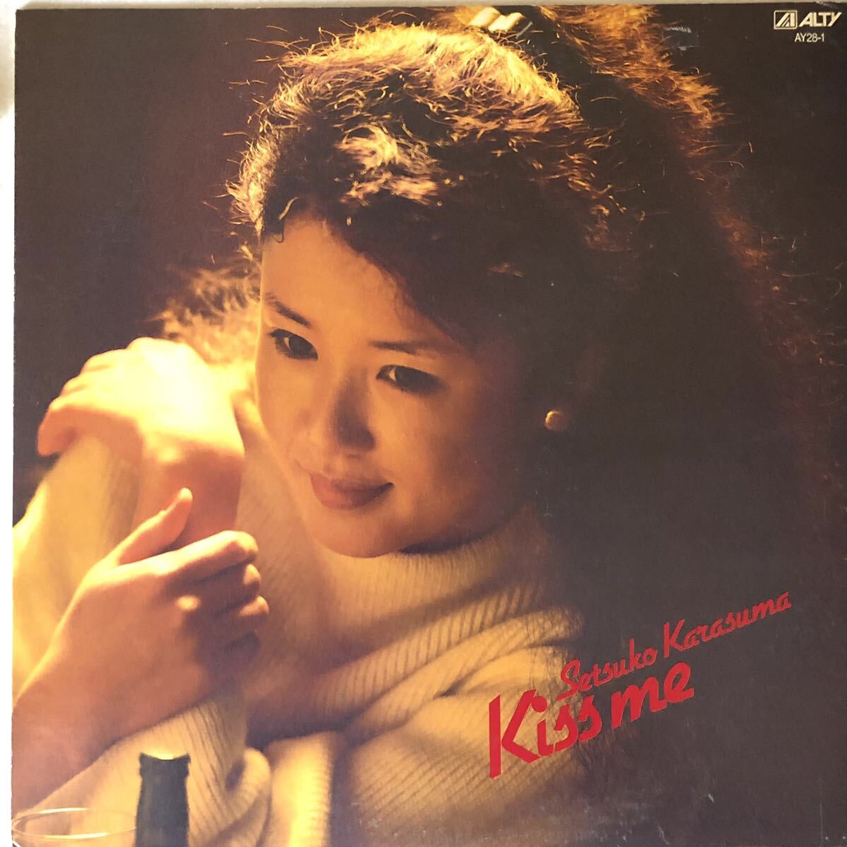 m418 LPレコード【Kiss me /Setsuko Karasuma】烏丸せつこ_画像1