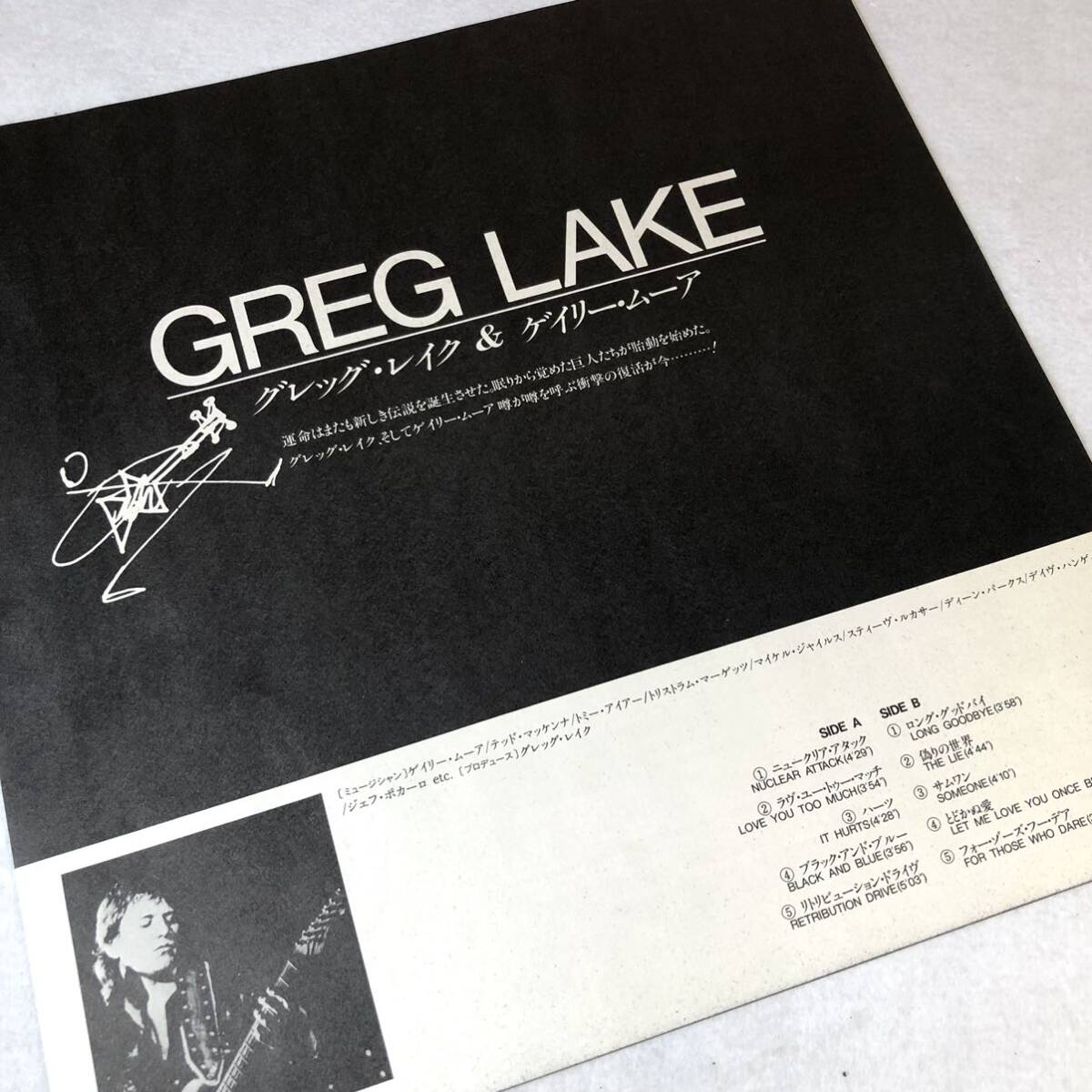 m419 LP запись [GREG LAKE / Greg * Ray k& Gary * Moore ] первоклассный запись 