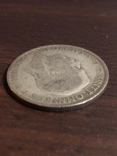 1922 イギリス 1フローリン 銀貨 ジョージ５世・アンティーク コイン・ヨーロッパ_画像3