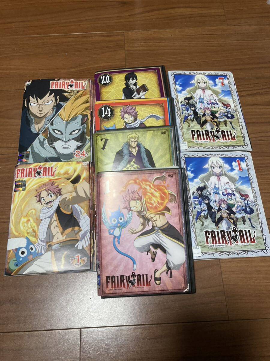 FAIRY TAIL 1st 全44巻 + 2nd 全26巻 + 3rd 全13巻 + 劇場版 FAIRY TAIL 鳳凰の巫女 + DRAGON CRY [レンタル落ち] DVD 全85巻セット_画像1