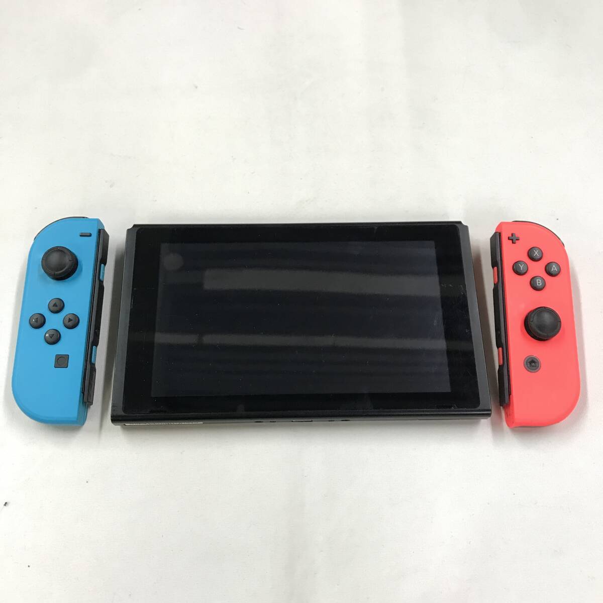 gb1598 送料無料！一部難有り動作品 ニンテンドースイッチ 本体 Nintendo Switch Joy-Con(L) ネオンブルー/(R) レッド 旧型モデル_画像5
