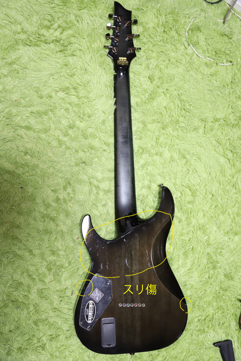 シェクター SCHECTER HELLRAISER HYBRID C-7 7弦の画像5