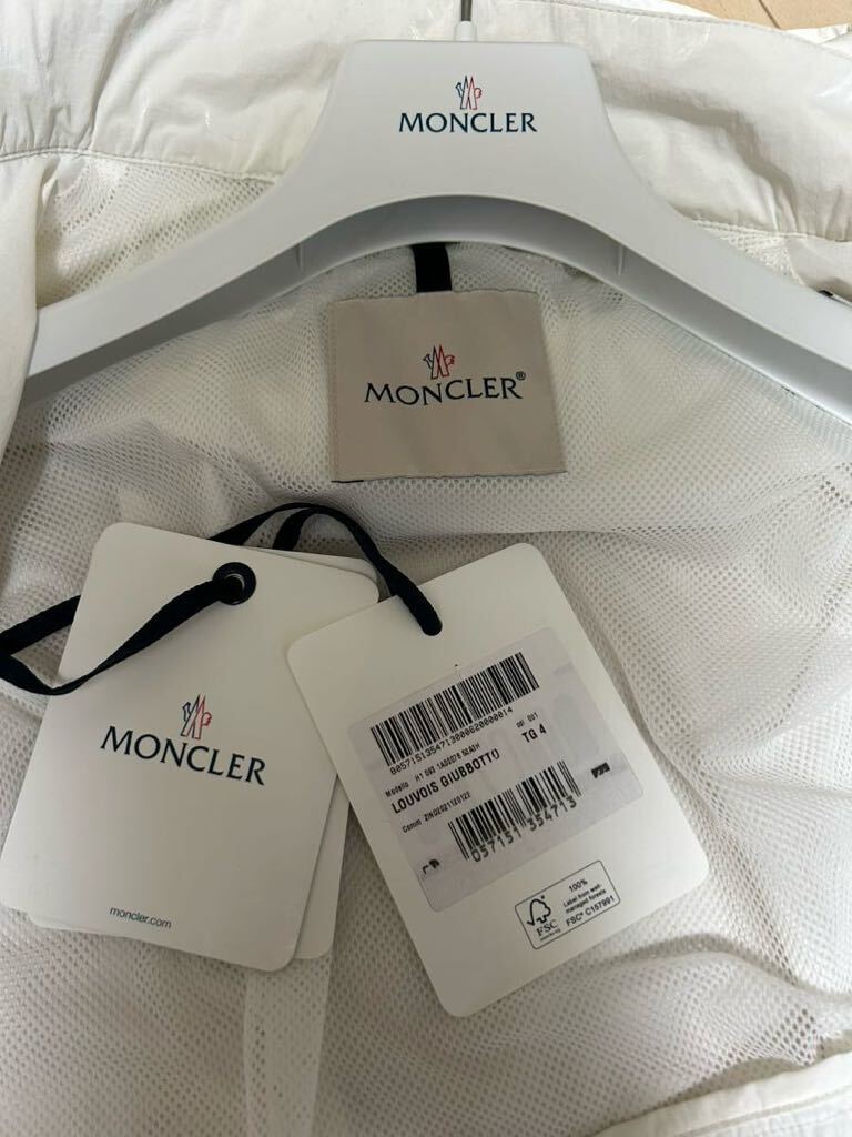 モンクレール★MONCLER★LOUVOIS★フーデッドブルゾン★ロゴワッペン付★2022年★付属品付★正規品★size4★_画像6