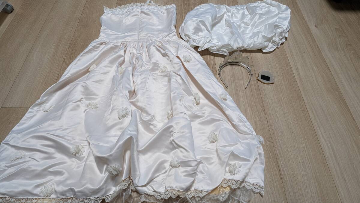 [A53] コスプレ衣装 ラブライブ ウェディングドレス編 花陽 SMサイズ程度の画像3